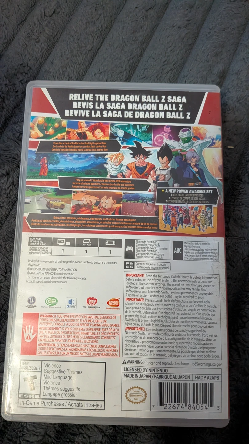 Dragon Ball Z: Kakarot + A New Power Awakens Set (Switch) - photo 2