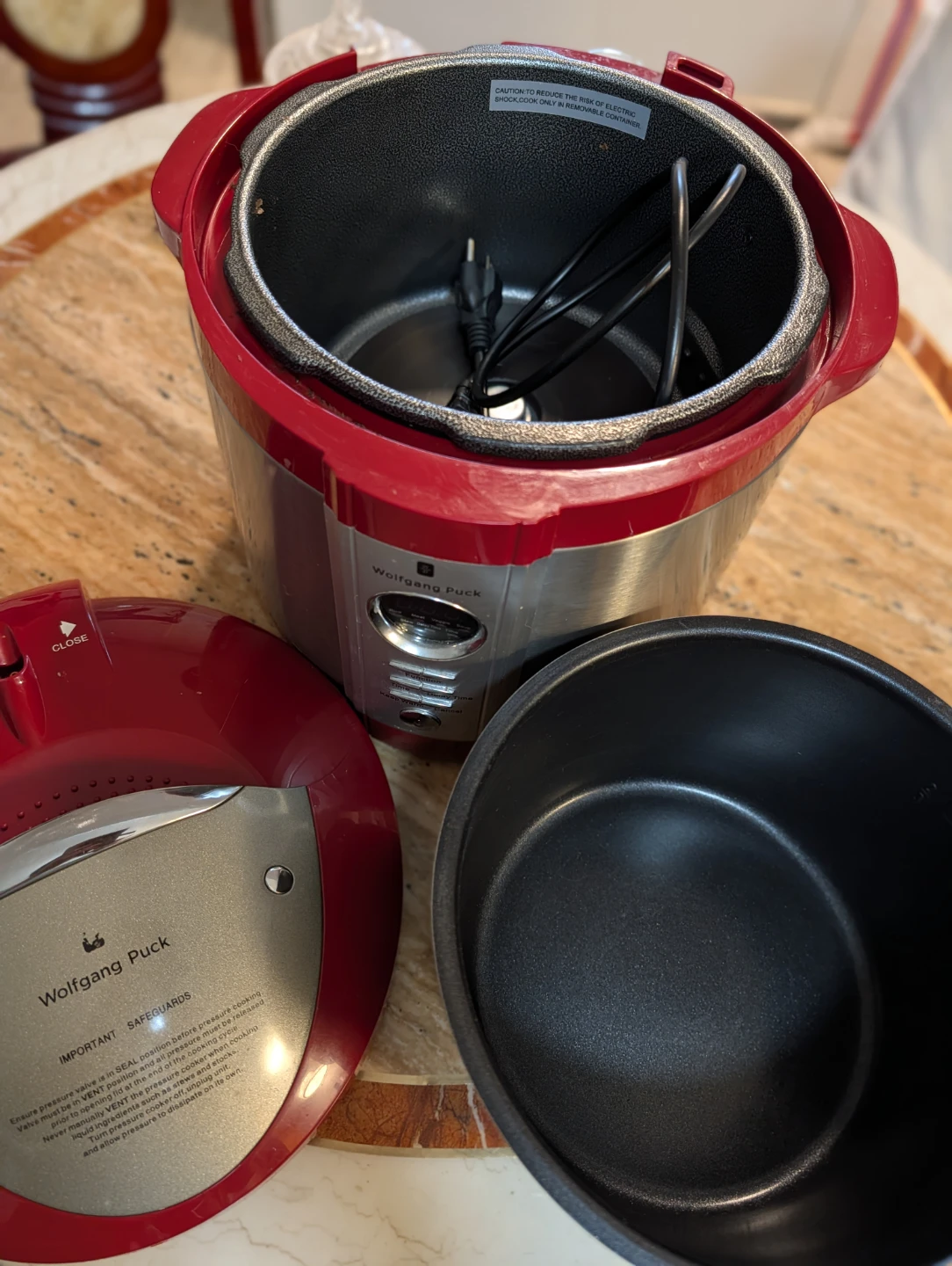 Wolfgang Puck Electric Pressure Cooker - photo 2