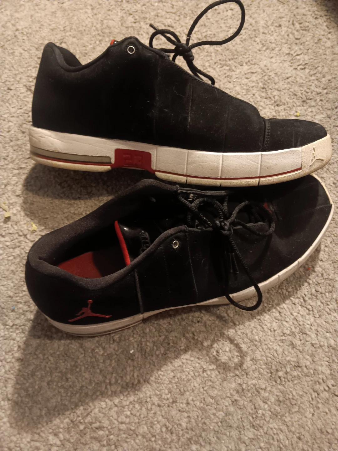 Jordan Black and Red Sneakers - photo 2