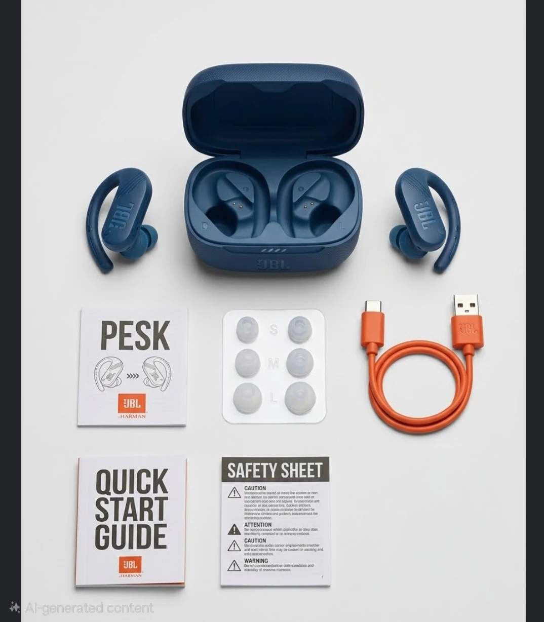JBL Endurance Peak 3 Wireless Earbuds