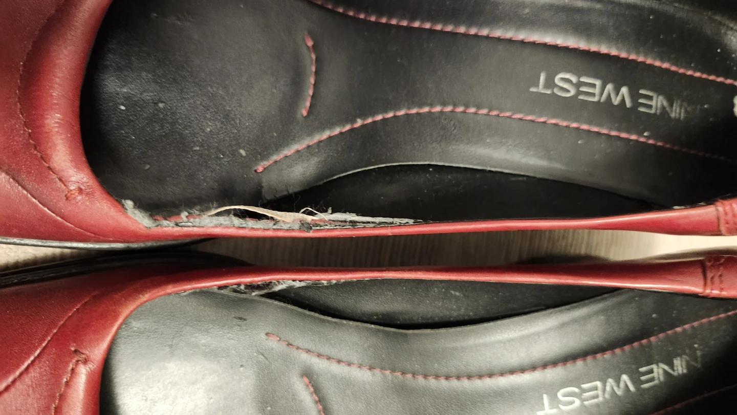 Nine West Red Wedge Shoes - photo 4