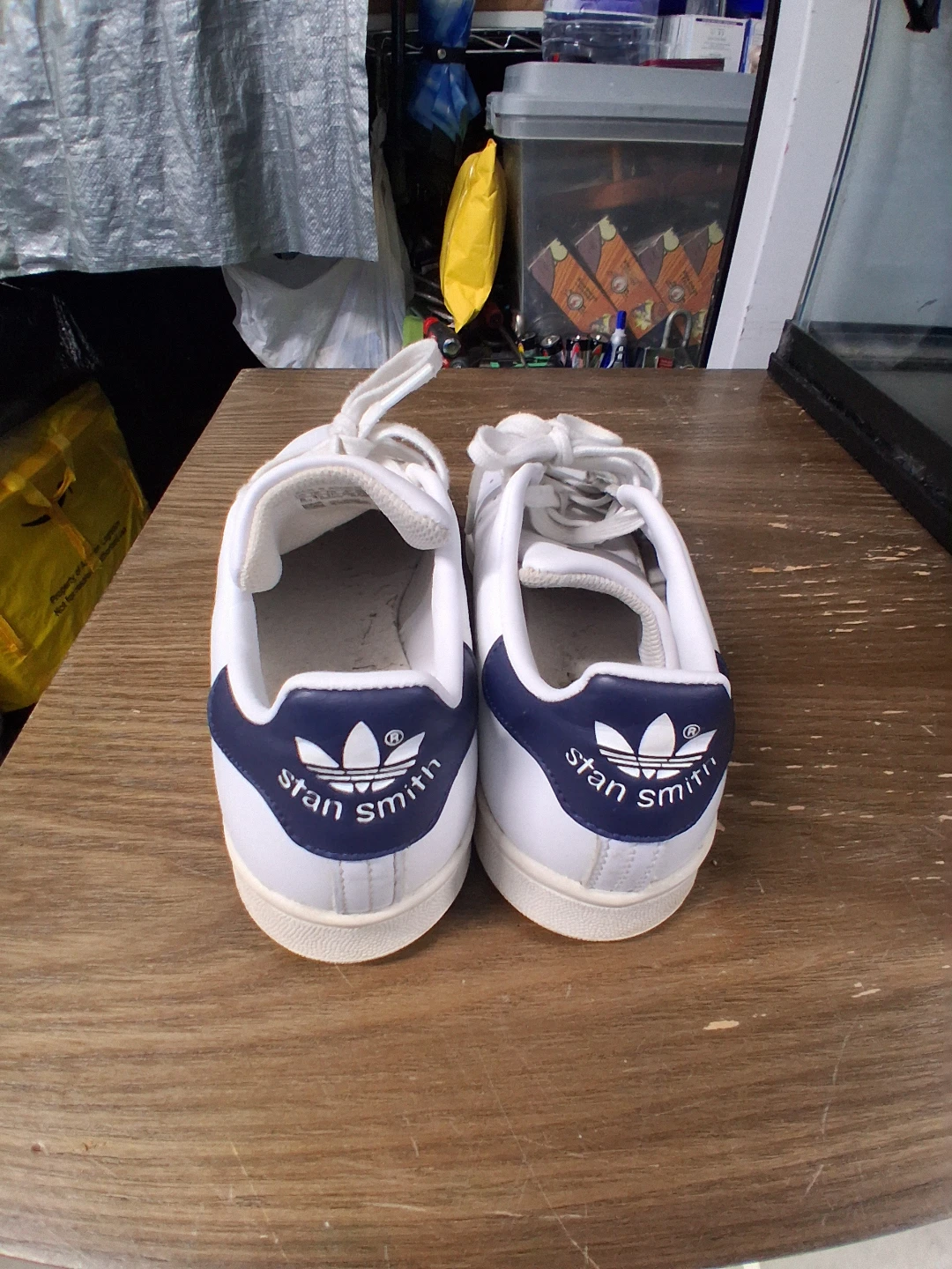 Adidas Stan Smith White Sneakers Size 6 - photo 4