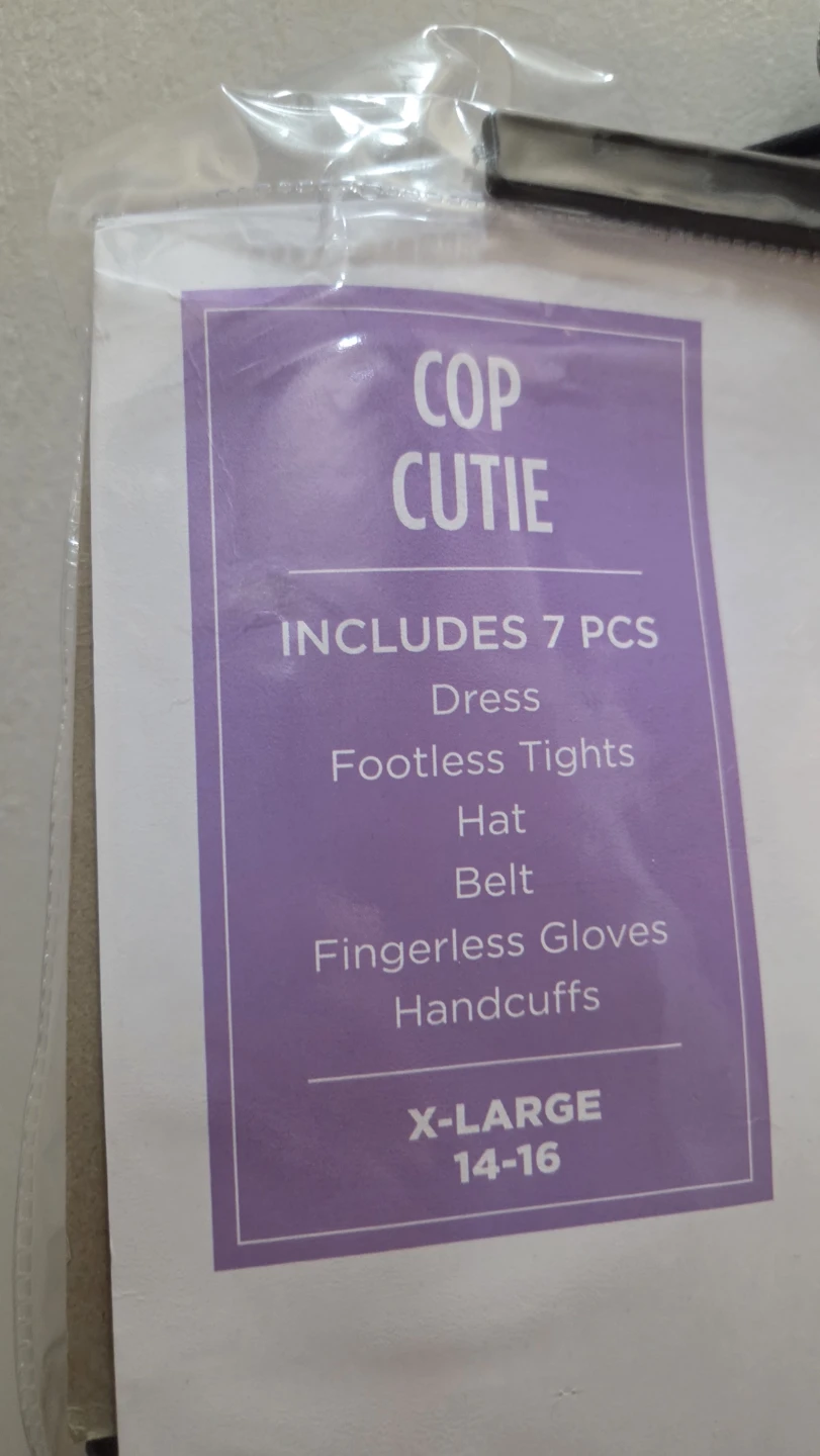 Suit Yourself Cop Cutie Costume X-Large 14-16 - photo 2