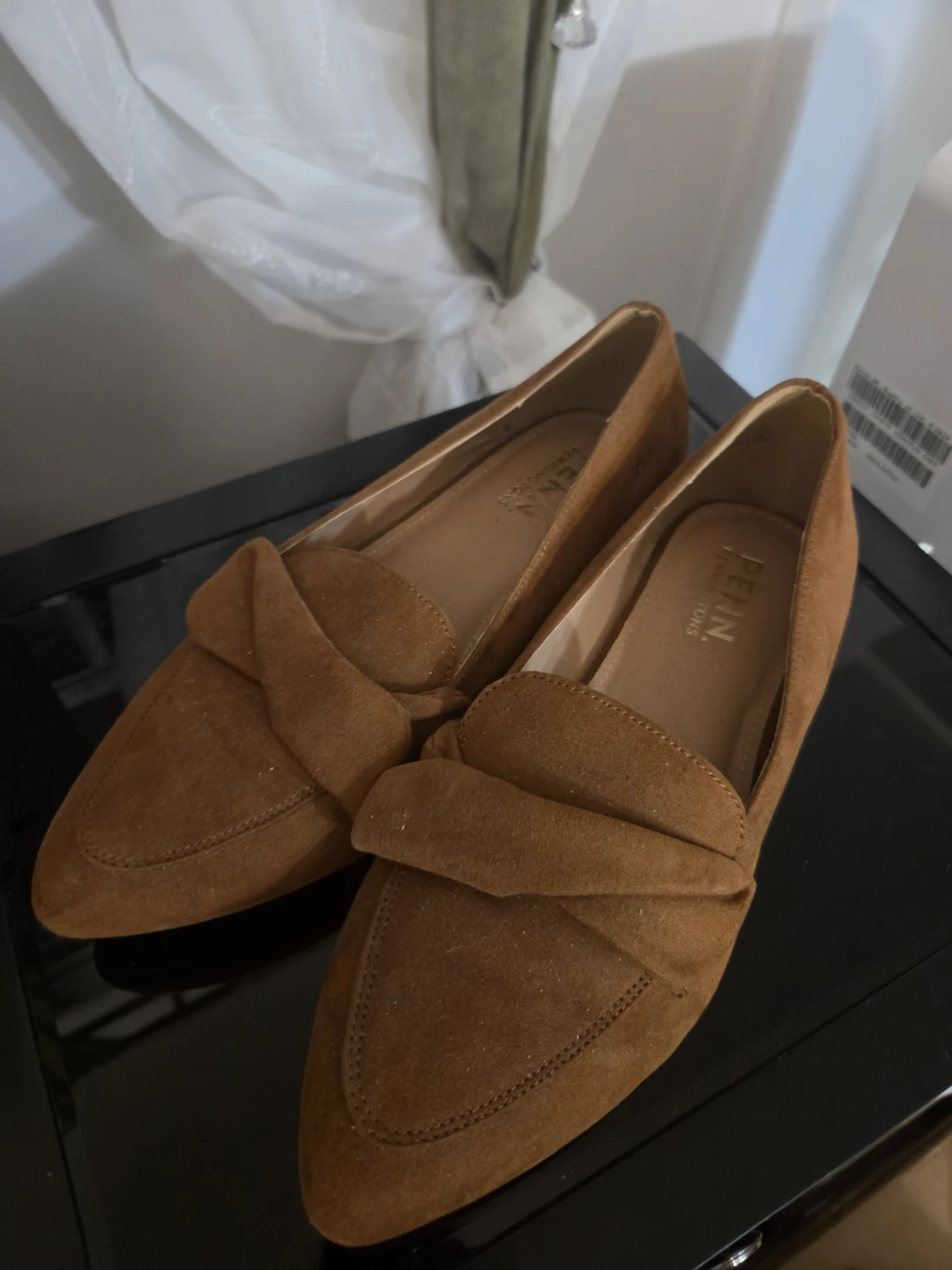PENN by Penningtons Cognac Brown Suede Loafers - photo 3