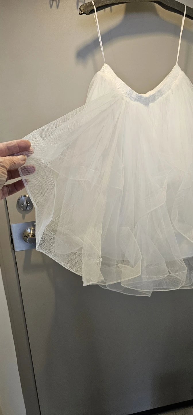 White Tulle Petticoat Skirt - photo 2