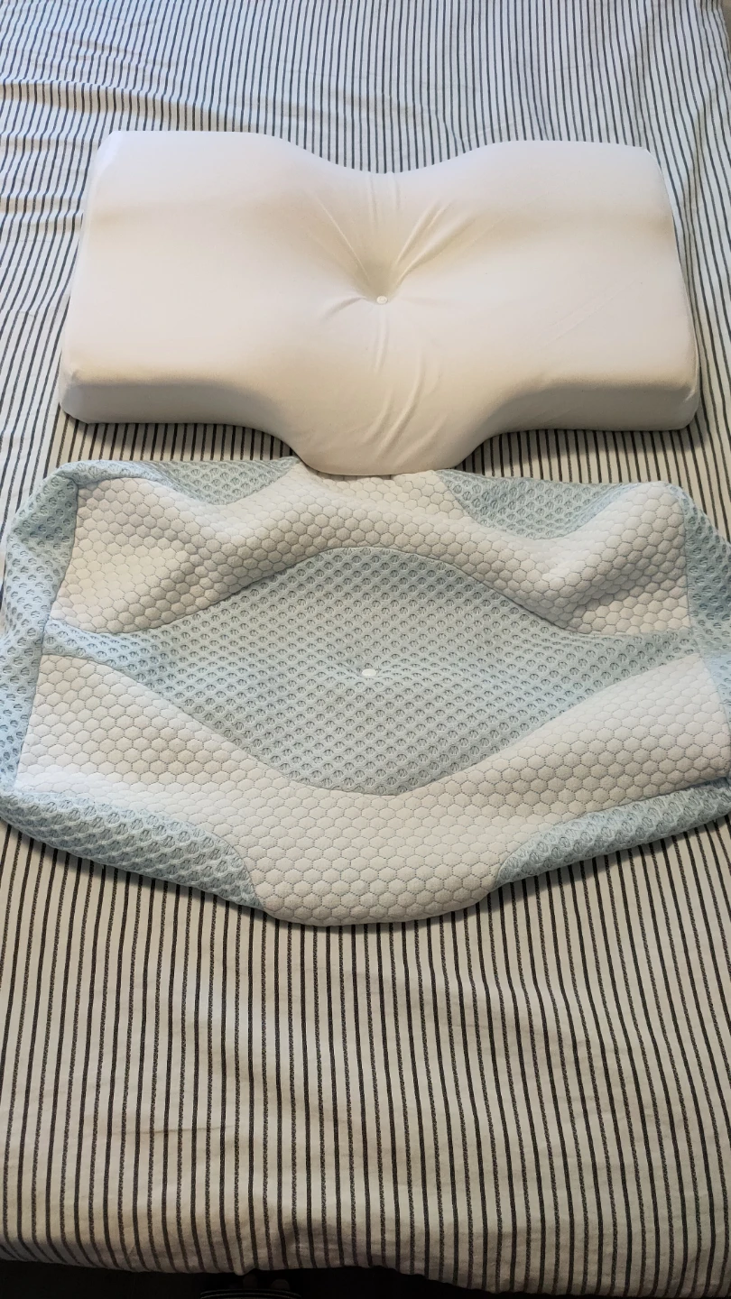 Ergonomic Memory Foam Cervical Pillow with zipper washable cover - photo 4