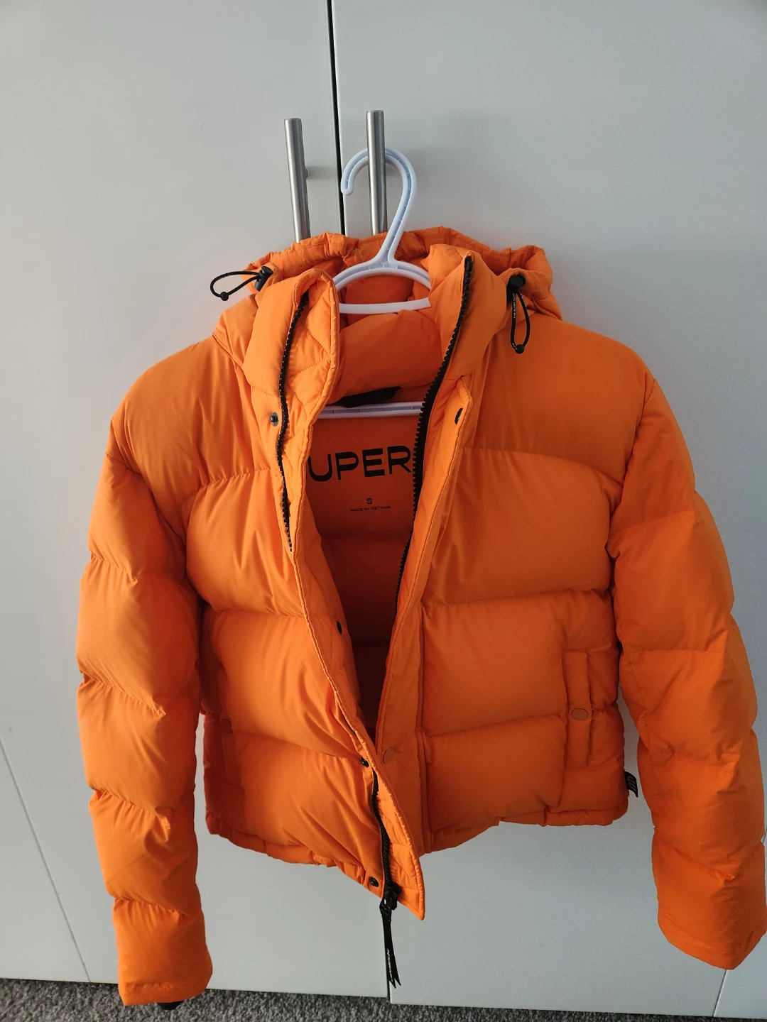 Aritzia Super Puff Shorty Mandarin Orange - Size Small - photo 3