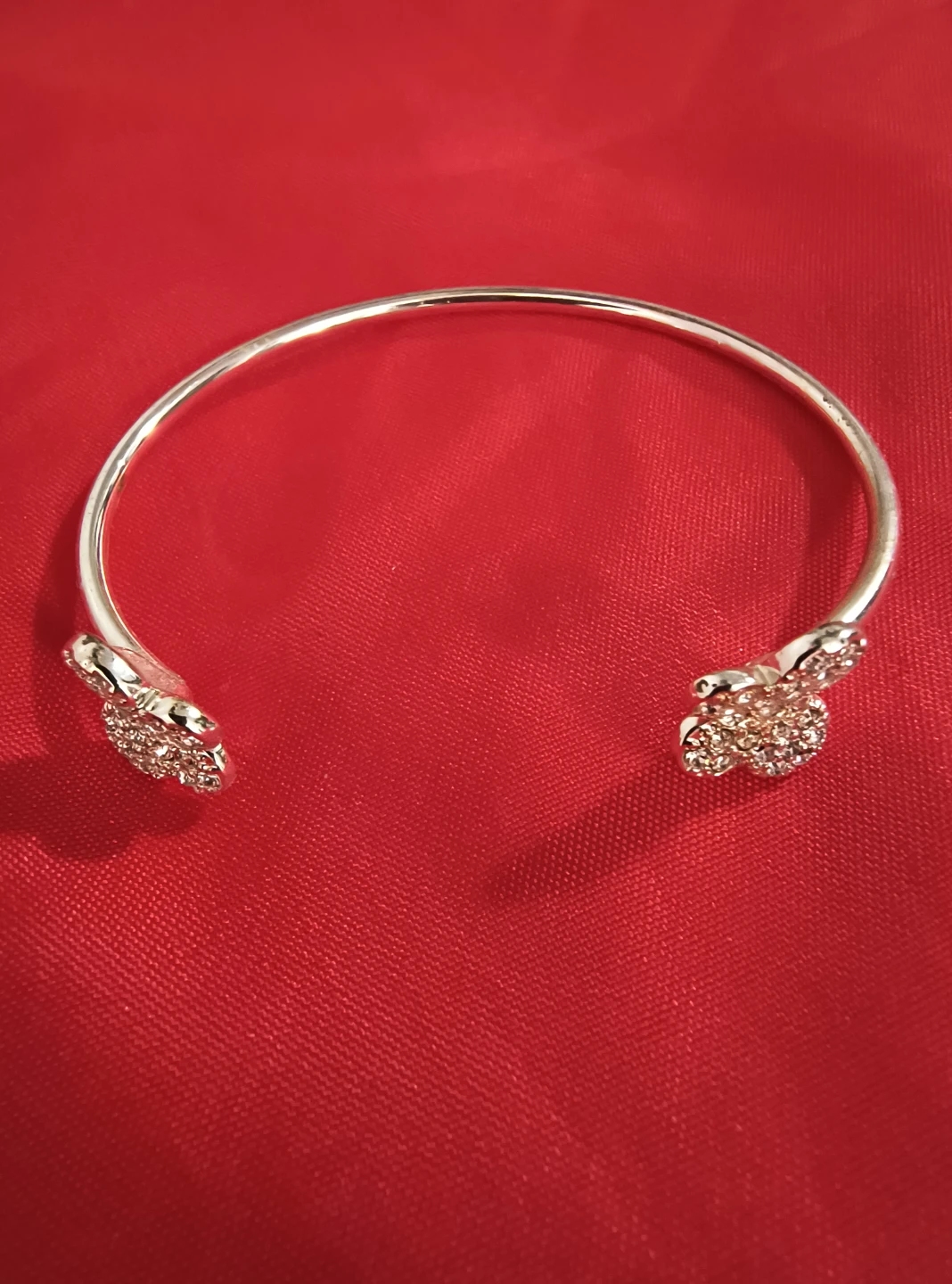 Silver-Tone Butterfly Cuff Bracelet - photo 2