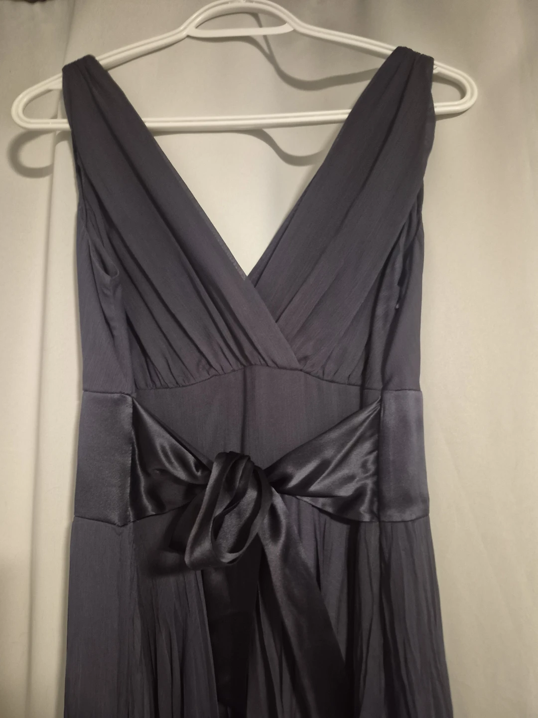 Dark Plum Sleeveless Pleated Dress - photo 4
