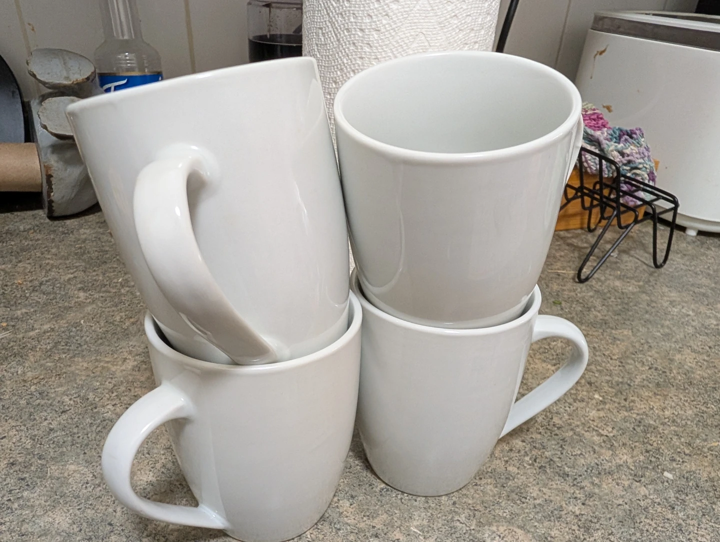 Amazon Basics Coffee Mugs (Set of 4)