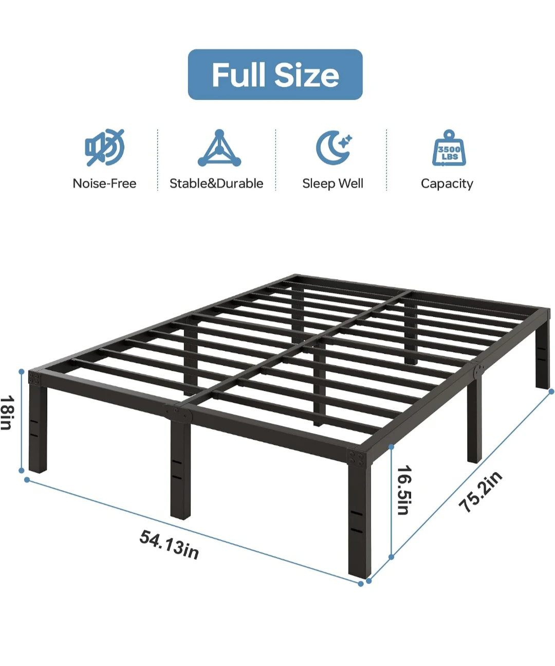 Full Size Metal Bed Frame - photo 5