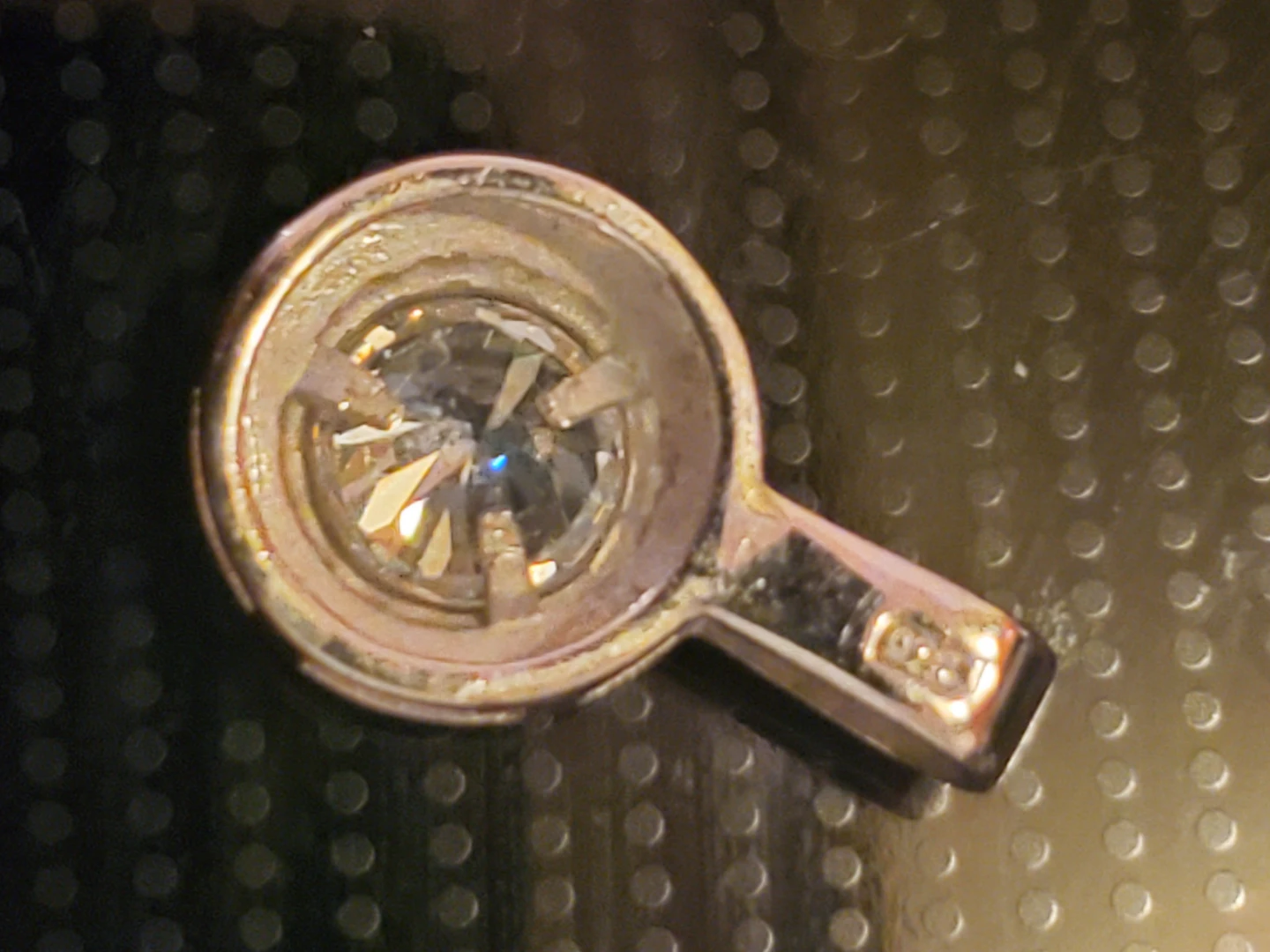 Silver pendent with zirconia - photo 2