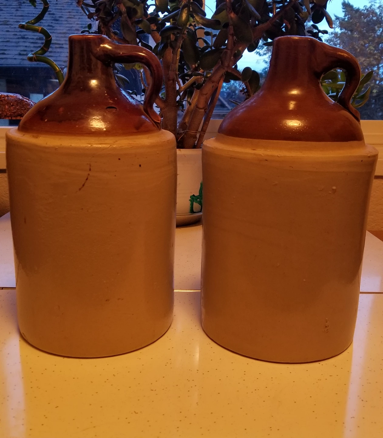 Two Vintage Stoneware Jugs