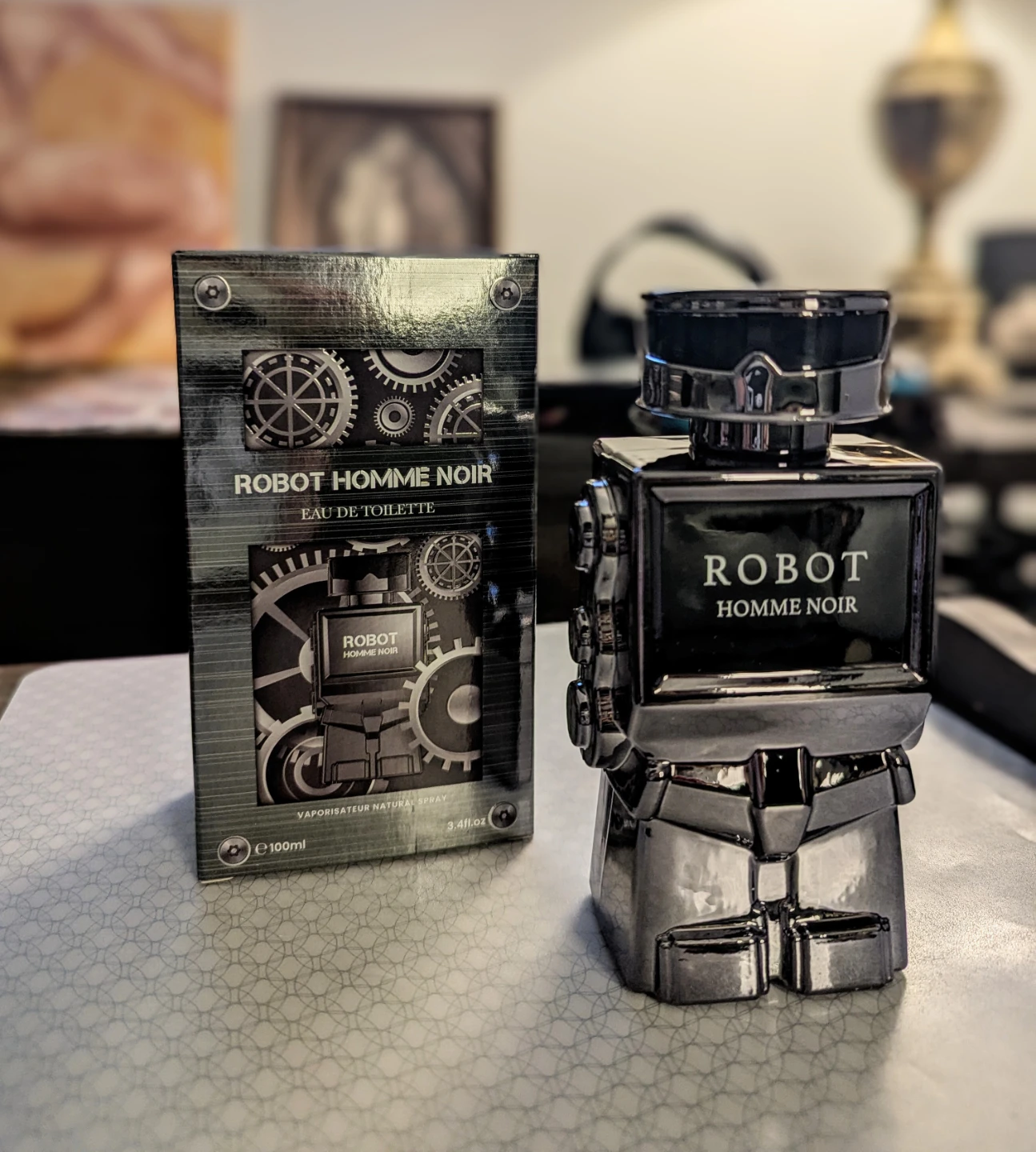 Robot Homme Noir 100ml 💎Unique Bottle💎 - photo 2