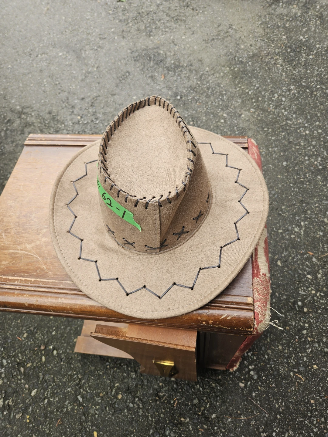 Tan Faux Suede Cowboy Hat - photo 2