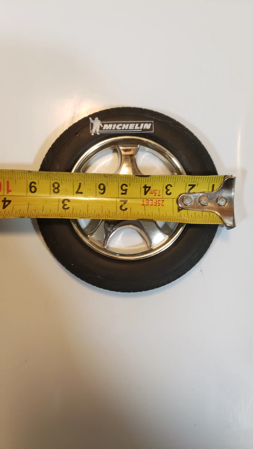 Set of 4 miniature Michelin wheels  coasters - photo 2