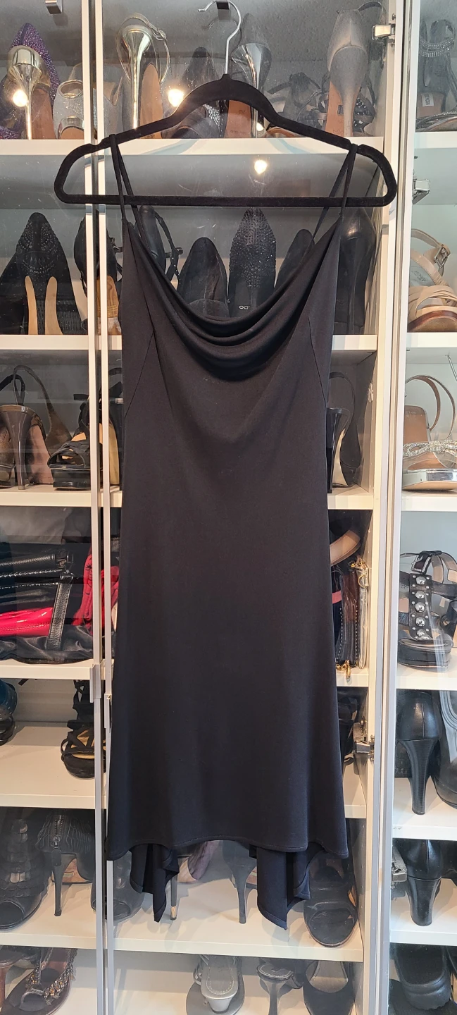Black Spaghetti Strap Dress