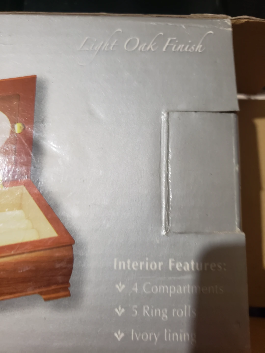 Light Oak Finish Jewelry Box - photo 5