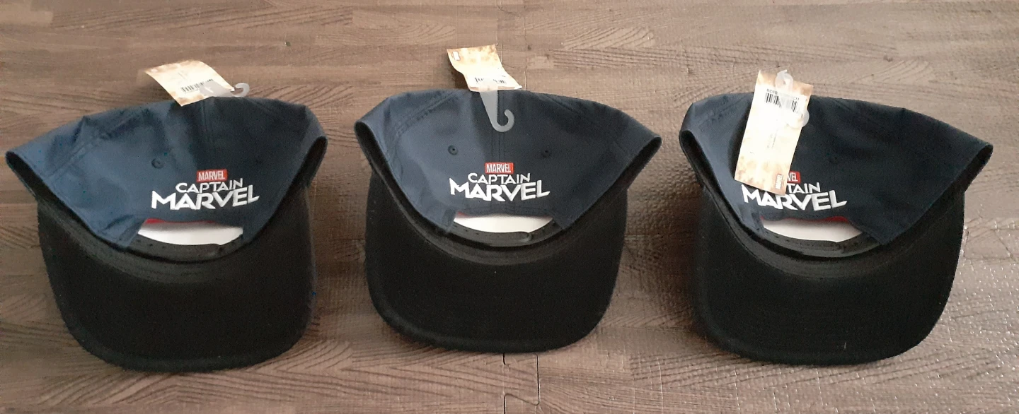 ALL FOR $10 or $5 each BRAND NEW BioWorld Captain Marvel Caps - photo 2