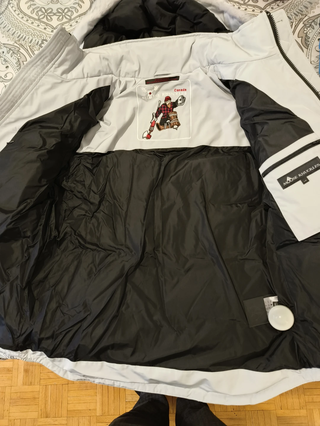 Moose Knuckles Winter Jacket - Light Grey - photo 2