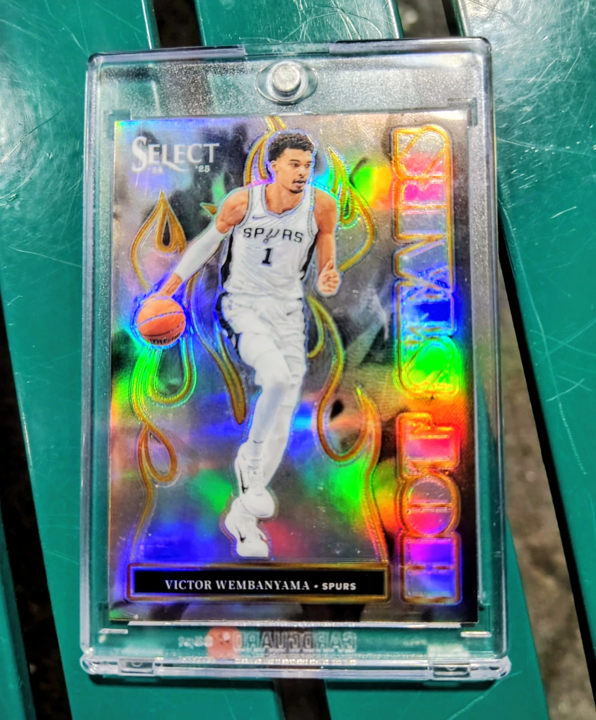 2024-25 Panini Select Victor Wembanyama Hot Stars Card