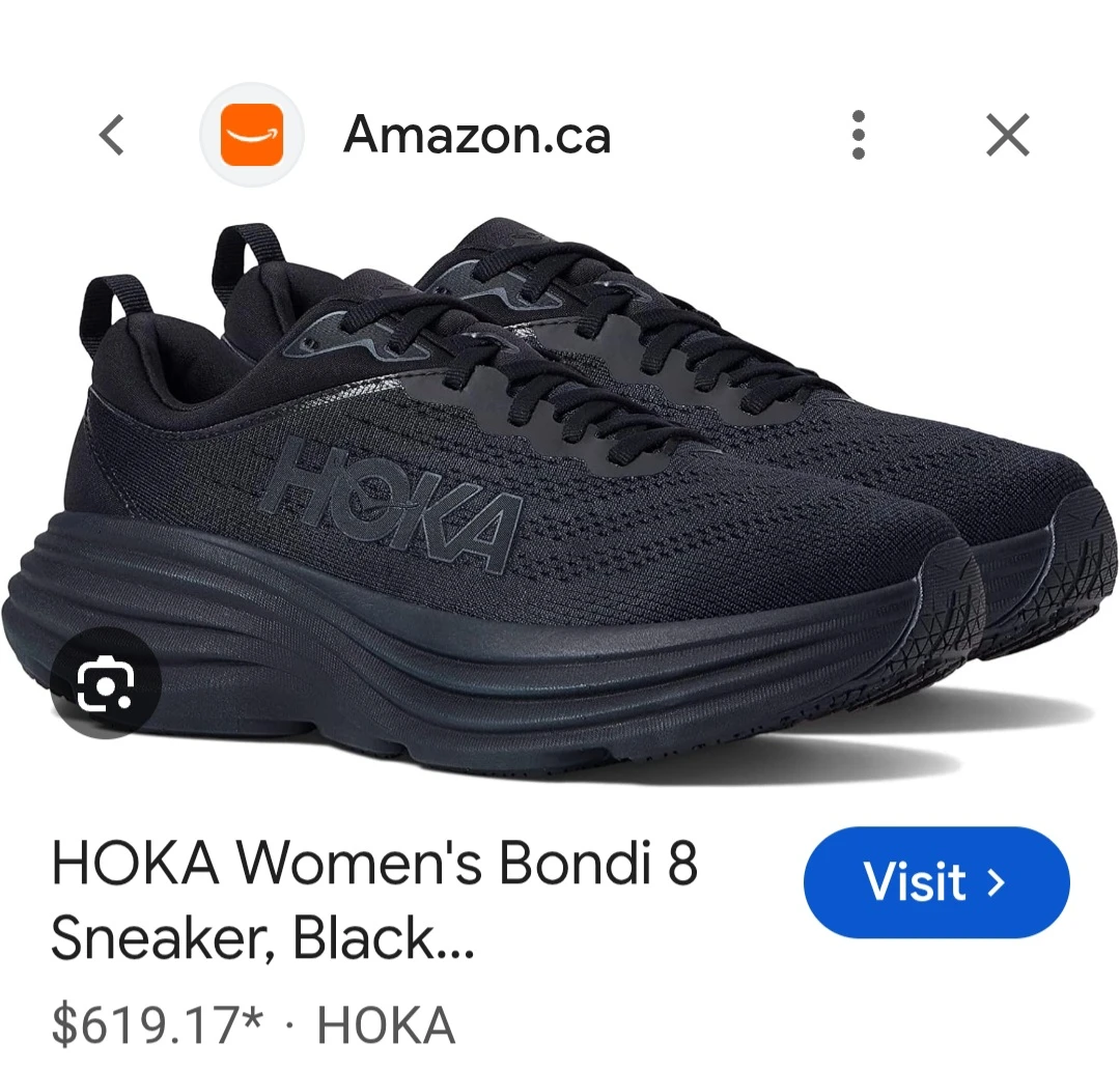 Hoka Bondi 8 Running Shoes - Black, Men's 9.5 2E - photo 2