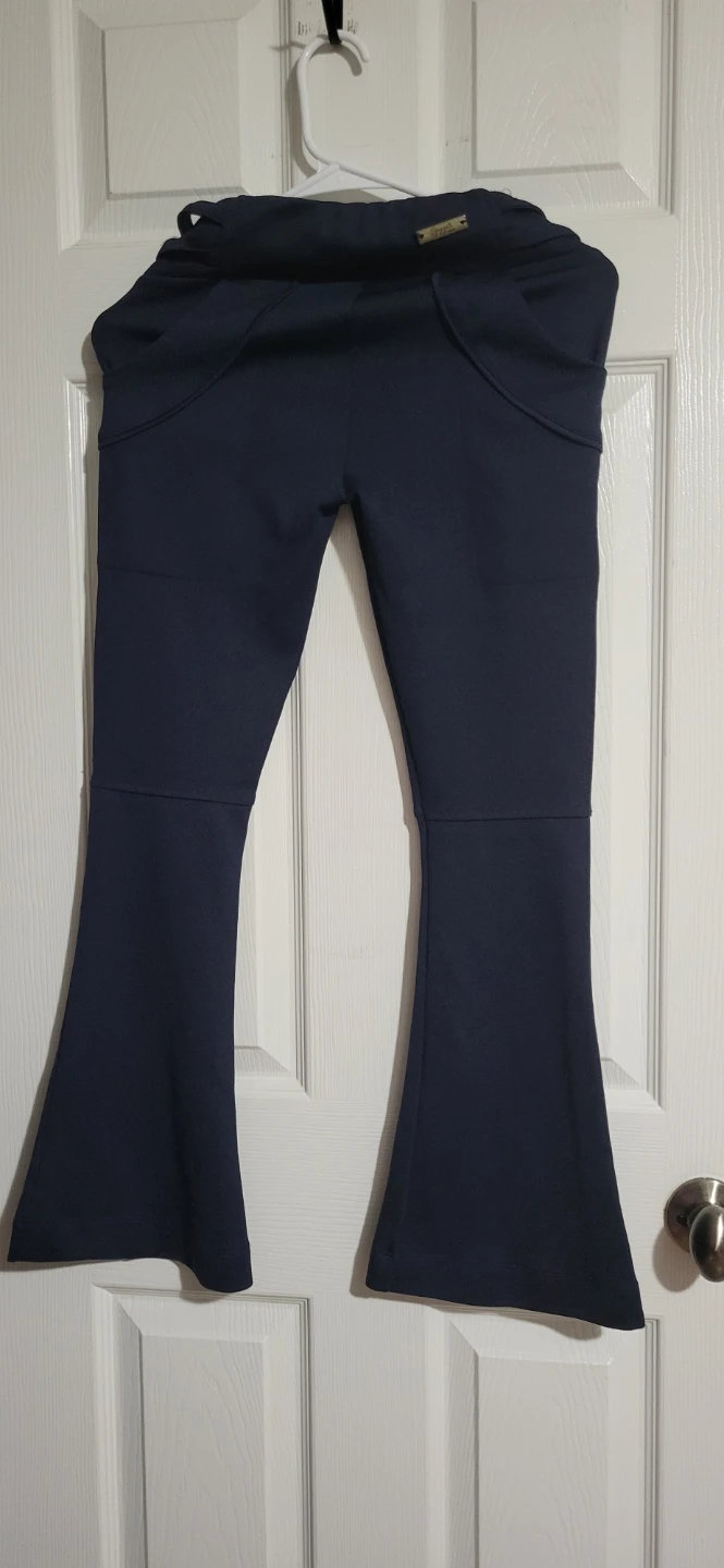 Syggy Navy Blue Flared Pants - photo 4