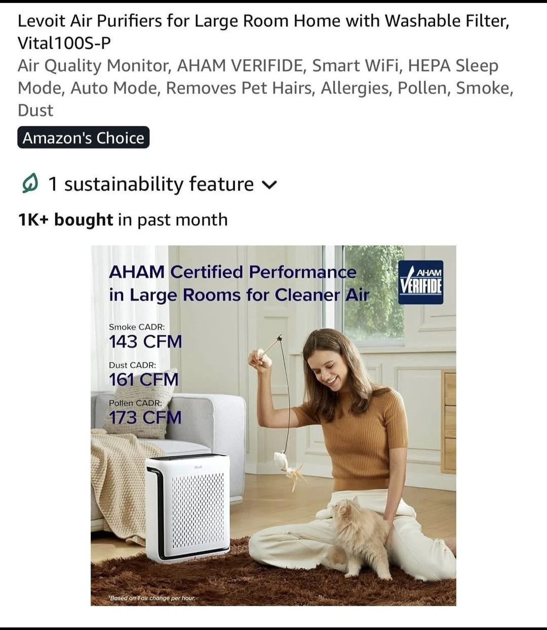 Levoit Vital 100S-P Air Purifier - photo 5