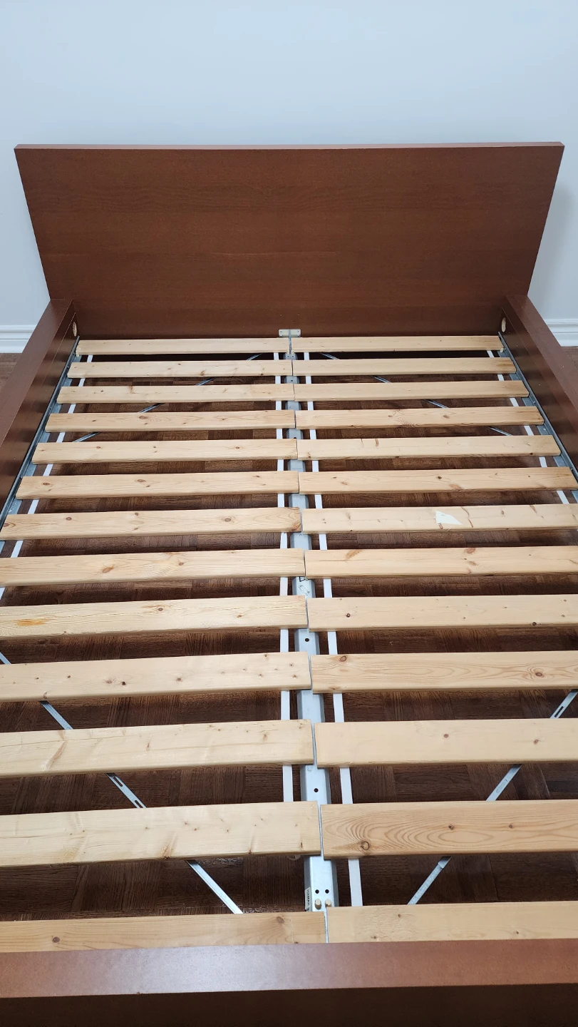 IKEA Malm Queen Bed Frame with Slatted Base