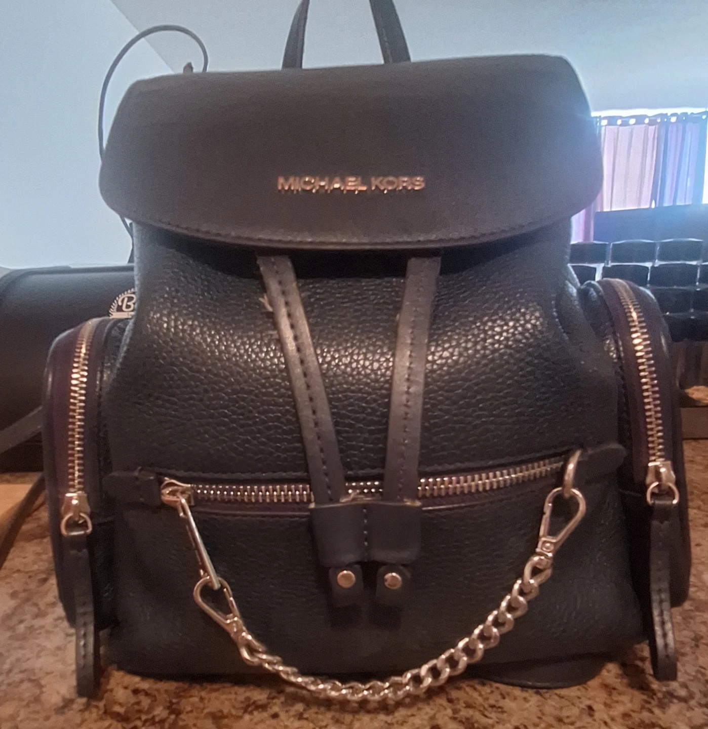 Michael Kors Leather Backpack and Wallet Set - photo 5