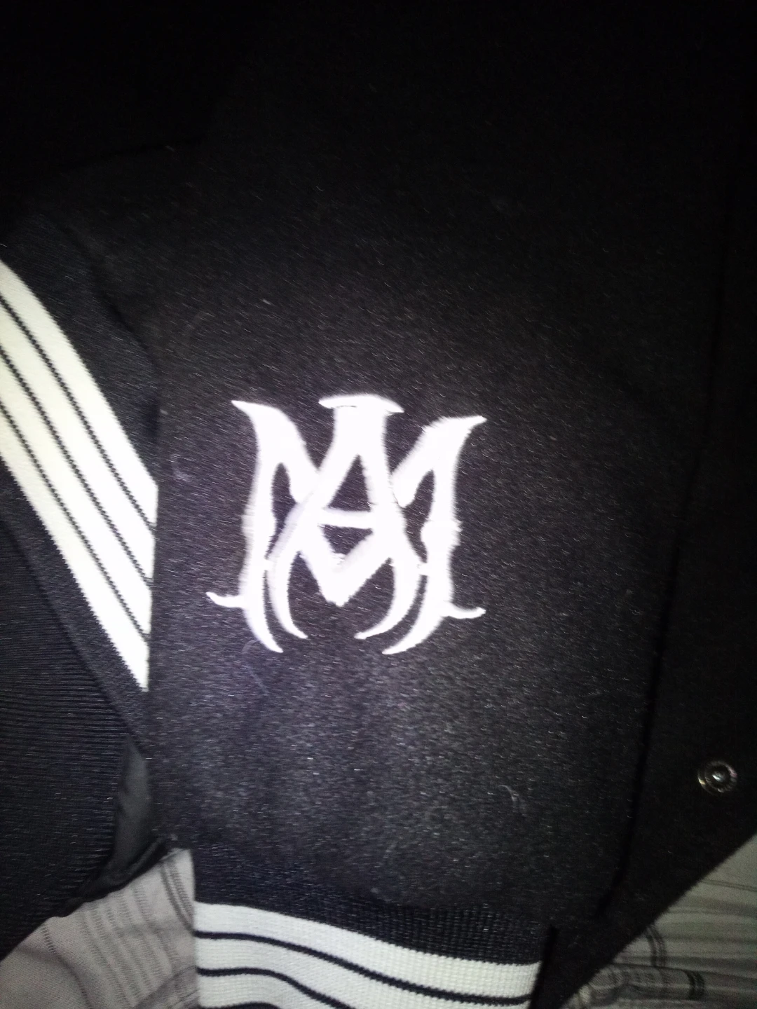 Amiri Black Varsity Jacket - photo 2