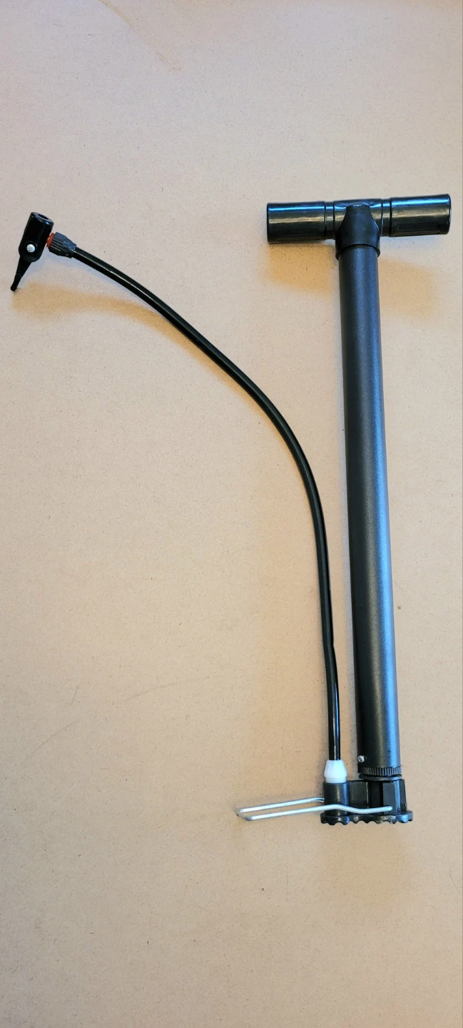 BRAND NEW Portable Bike Floor Pump with Foldable Foot Pedal