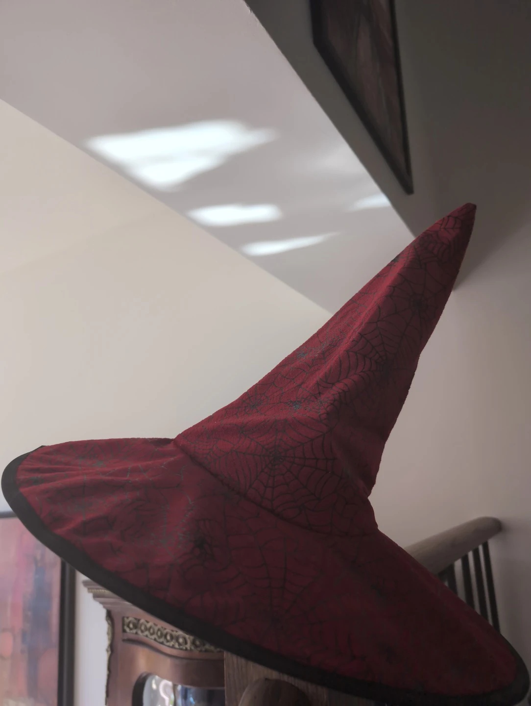 Red Spider Web Witch Hat - photo 3