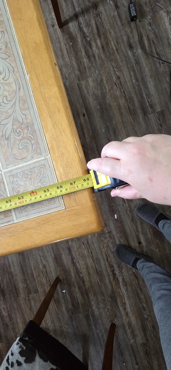 Extendable Tile-Top Dining Table - photo 3