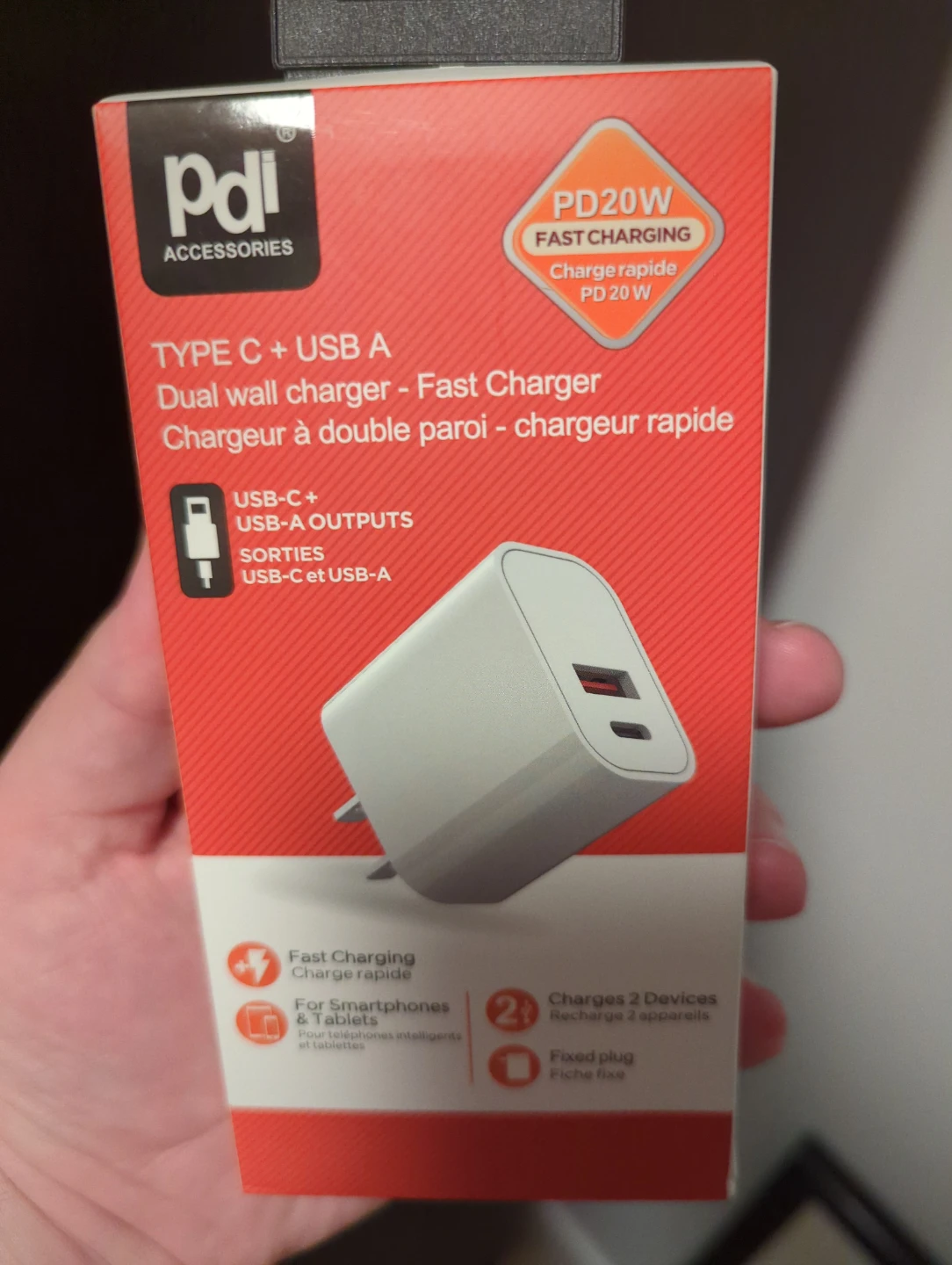 PDI Accessories PD 20W Dual Wall Charger