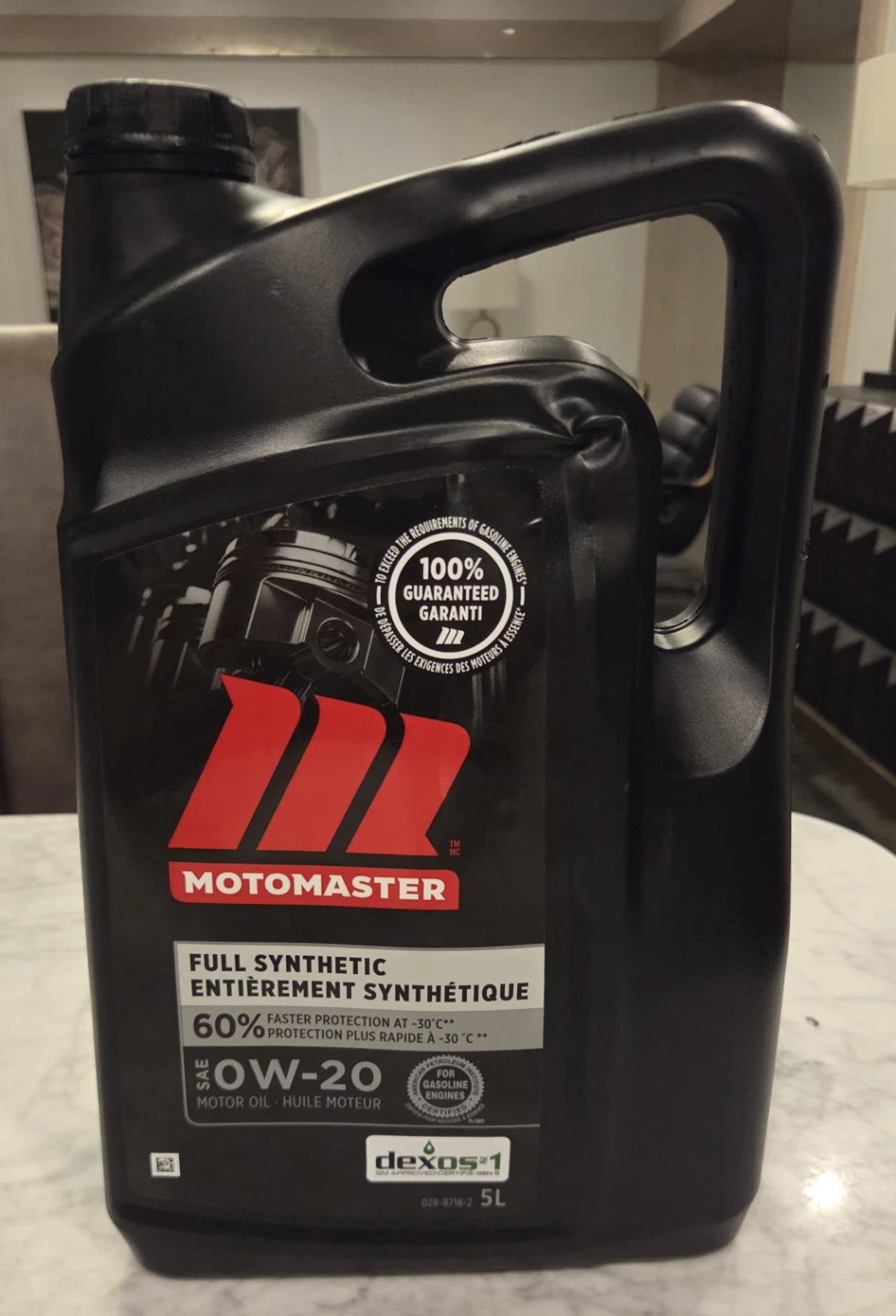 MotoMaster Full Synthetic 0W-20 Motor Oil