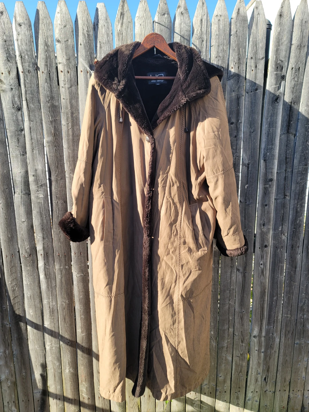Utex Design Tan Long Coat