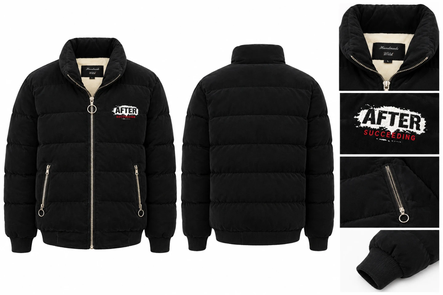Black Puffer Jacket - photo 2