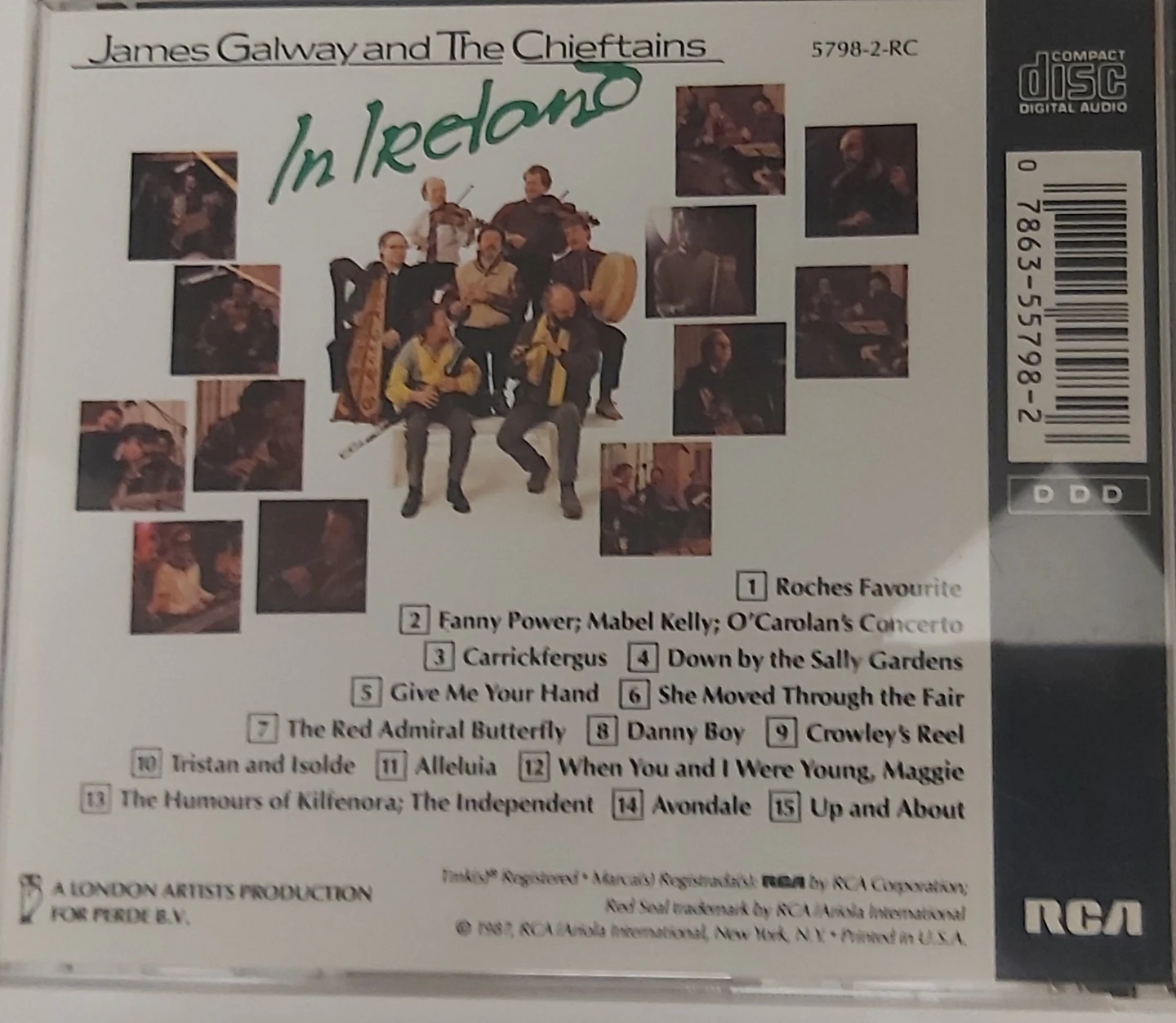 James Galway and The Chieftains In Ireland CD - photo 2