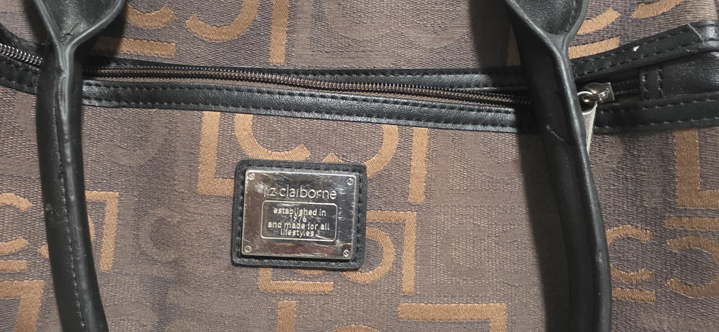Liz Claiborne patterned tote bag - photo 2