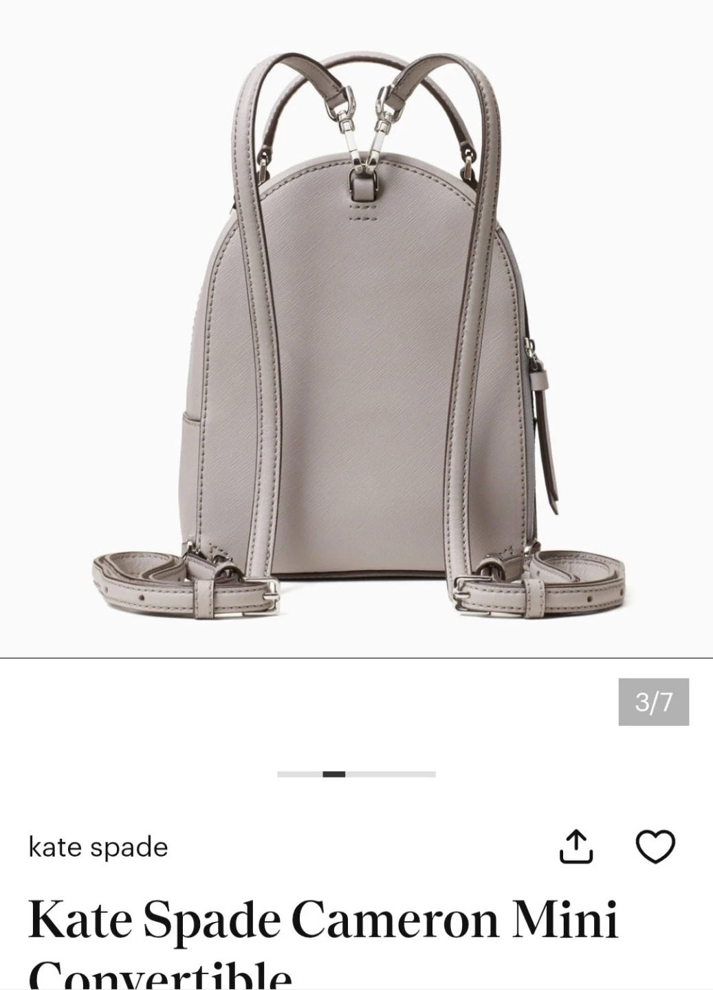 Kate Spade Cameron Mini Convertible Backpack - photo 3