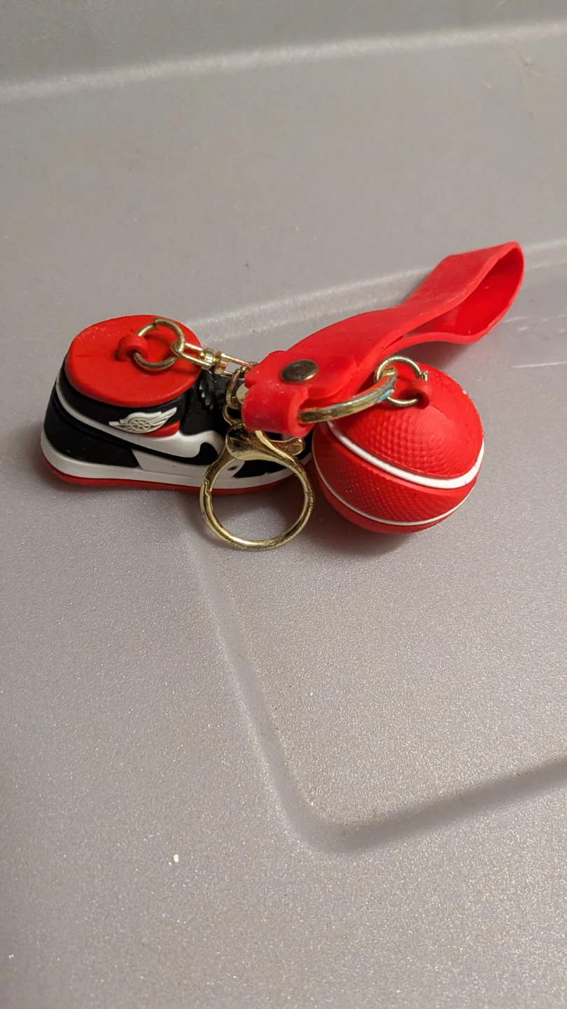 Forever Sports Basketball Sneaker Keychain