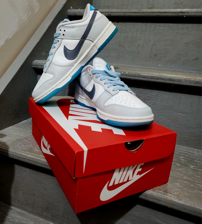 Nike Dunk Low Retro Summit White/Ocean Bliss