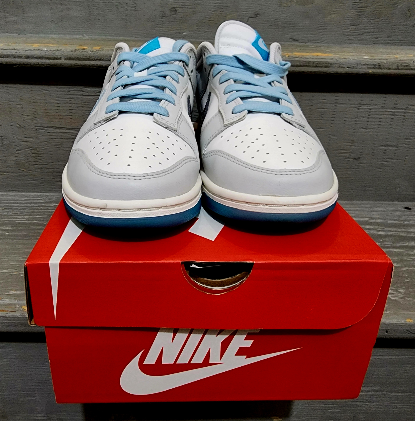 Nike Dunk Low Retro Summit White/Ocean Bliss - photo 2