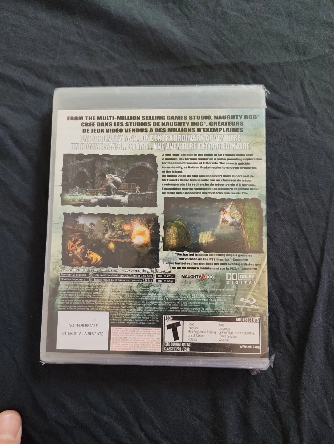 Uncharted Drake's Fortune PS3 sealed new - photo 2