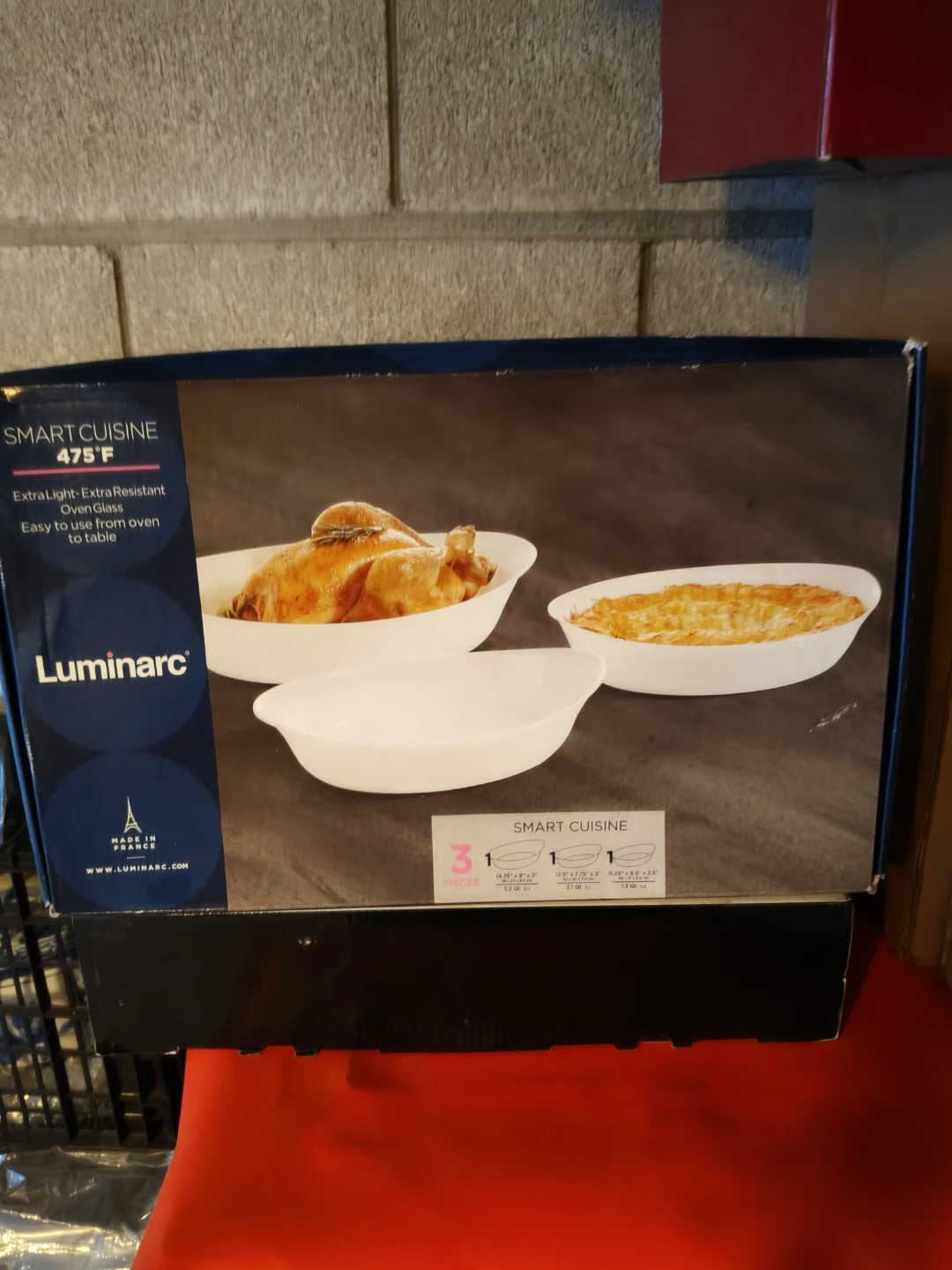 Luminarc Smart Cuisine 3-Piece Oven Dish Set
