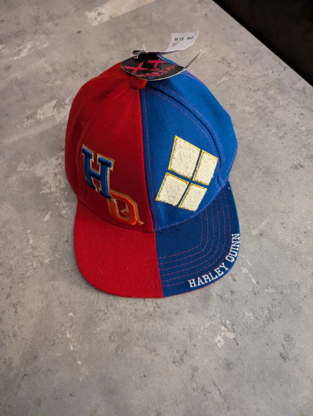 Harley Quinn Puddin Letterman Cap