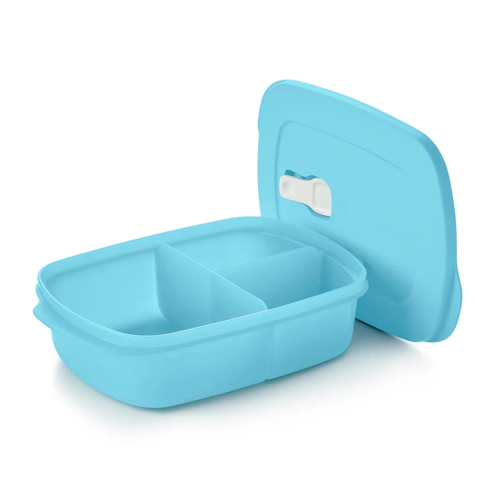 Tupperware® CrystalWave Rectangular Divided Dish – 1 L