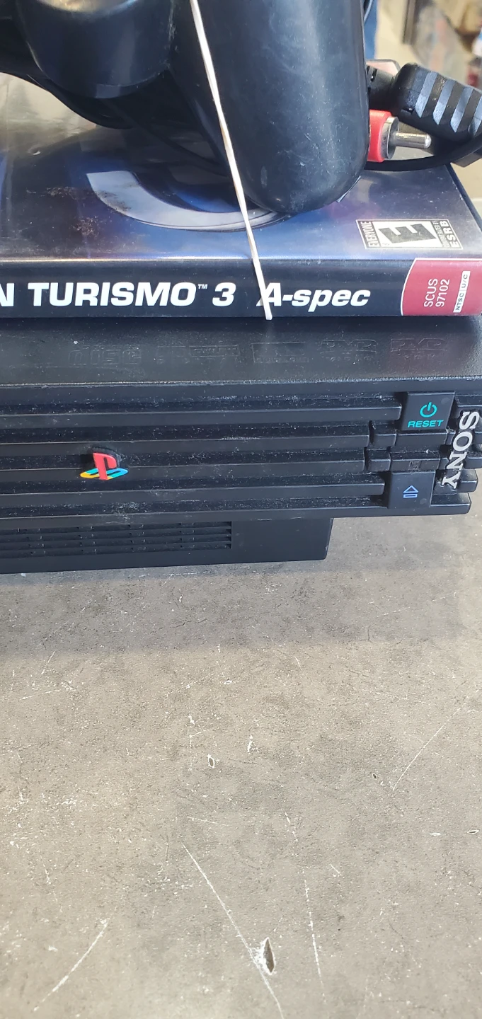 Sony PlayStation 2 Console with Controller and Game - photo 2