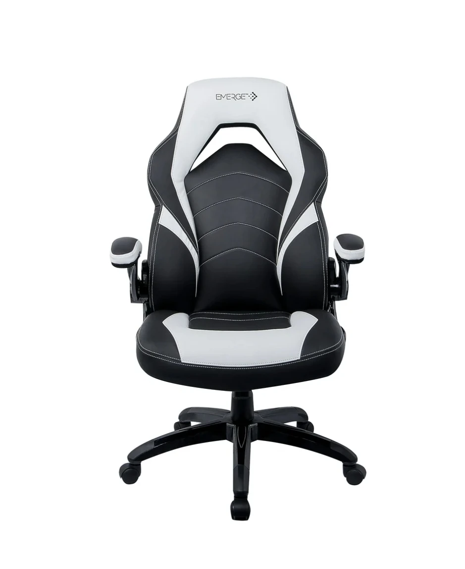 Emerge Gaming Chair - Black and White